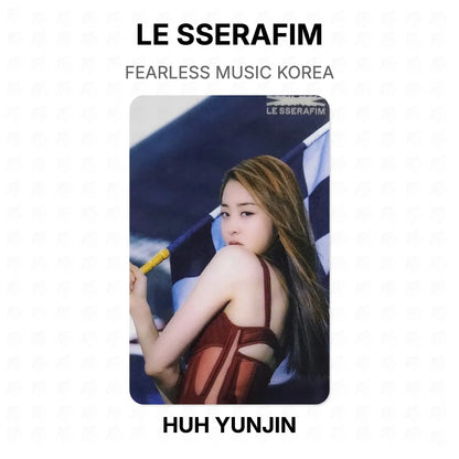 LE SSERAFIM FEARLESS MUSIC KOREA Official Photocard