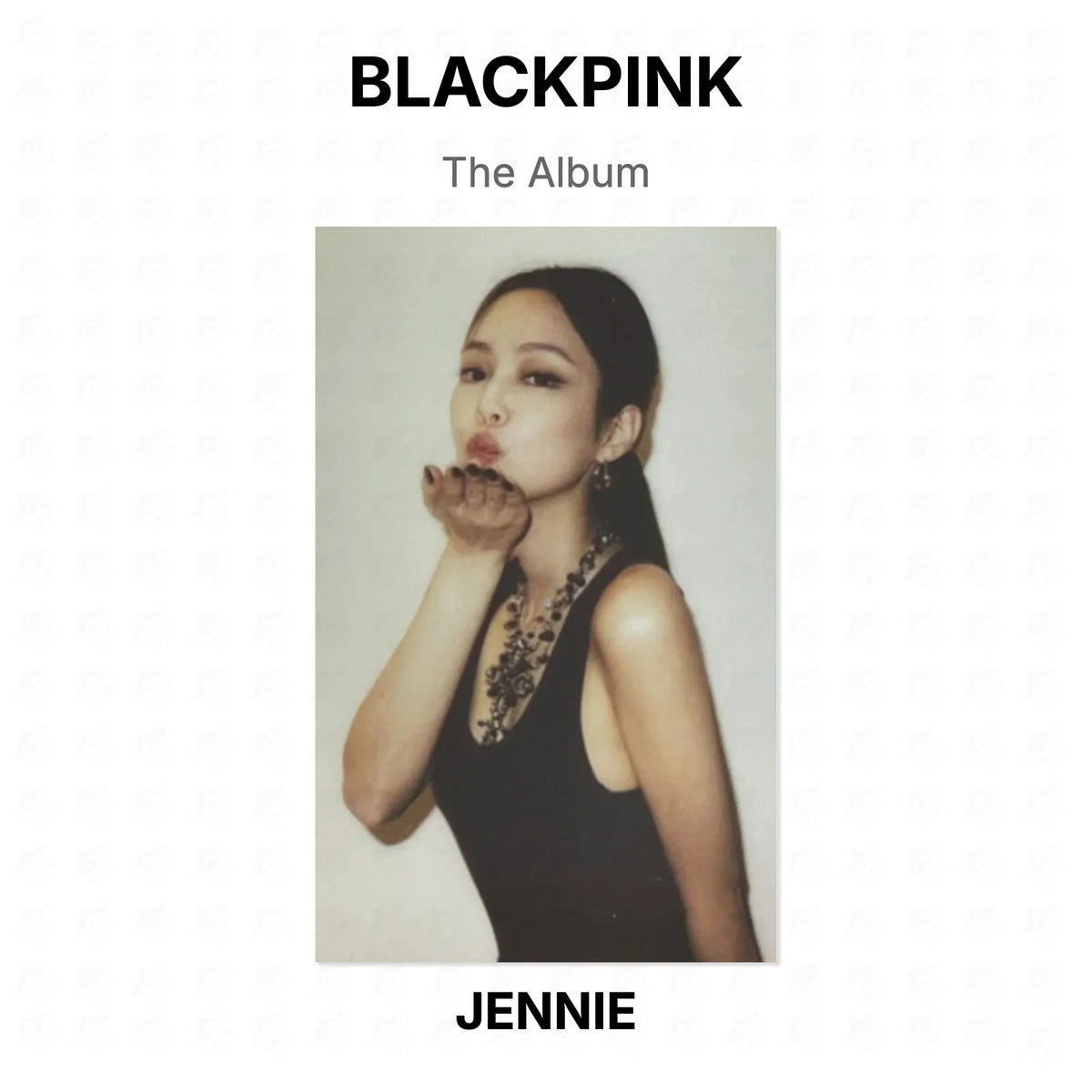 BLACKPINK The Album Official Photocard