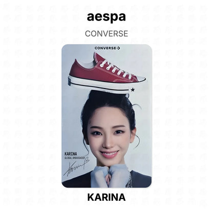 aespa CONVERSE Official Photocard