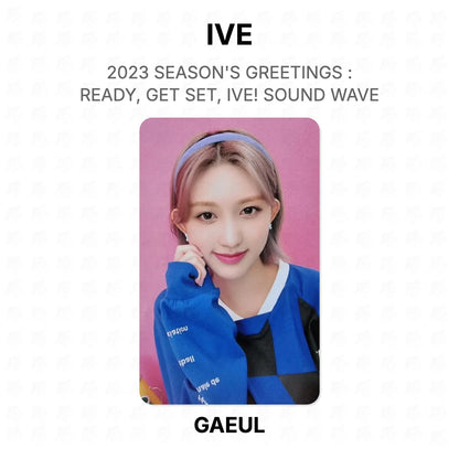 IVE 2023 SEASON'S GREETINGS : READY, GET SET, IVE! SOUND WAVE Official Photocard