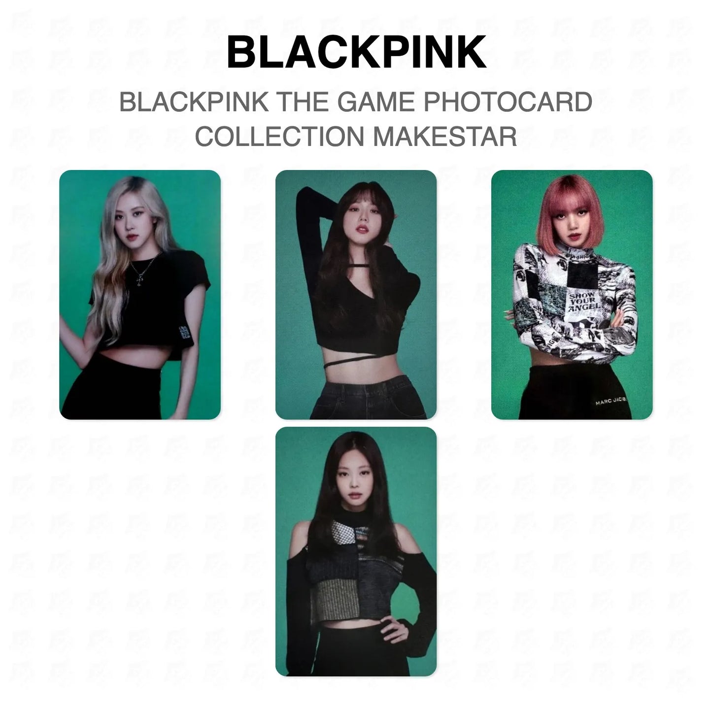 BLACKPINK THE GAME PHOTOCARD COLLECTION MAKESTAR Official Photocard