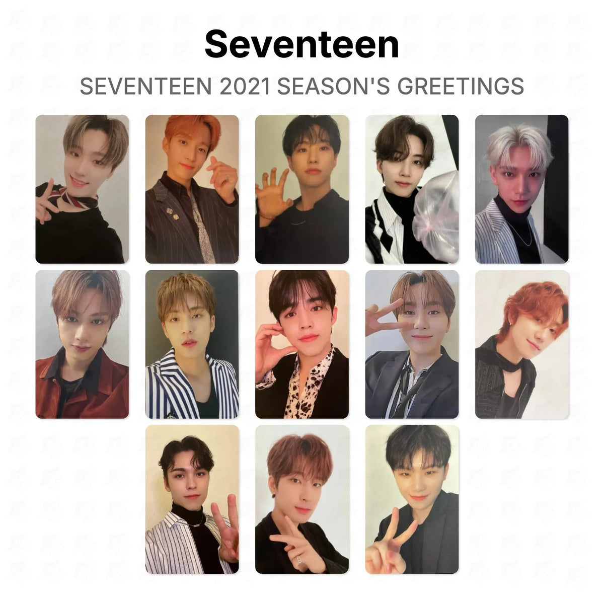 Seventeen 2021 SEASON'S GREETINGS Official Photocard