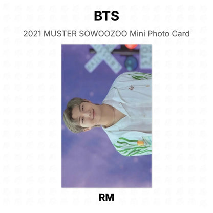 BTS 2021 MUSTER SOWOOZOO Mini Photo Card โฟโต้การ์ดของแท้