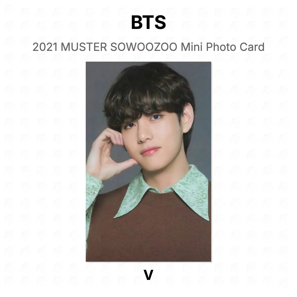 BTS 2021 MUSTER SOWOOZOO Mini Photo Card โฟโต้การ์ดของแท้