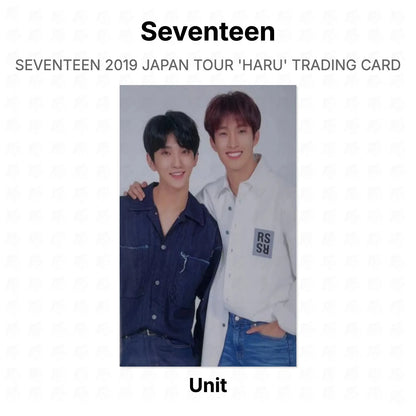 Seventeen 2019 JAPAN TOUR 'HARU' TRADING CARD Official Photocard
