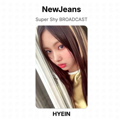 NewJeans Super Shy BROADCAST Official Photocard