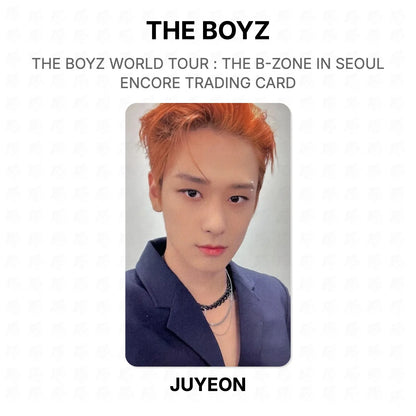 THE BOYZ WORLD TOUR : THE B-ZONE IN SEOUL ENCORE TRADING CARD Official Photocard