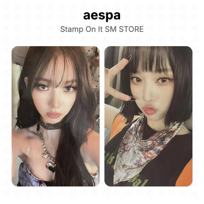 aespa Stamp On It SM STORE Official Photocard