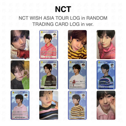 NCT WISH ASIA TOUR LOG in RANDOM TRADING CARD LOG in ver. Official Photocard