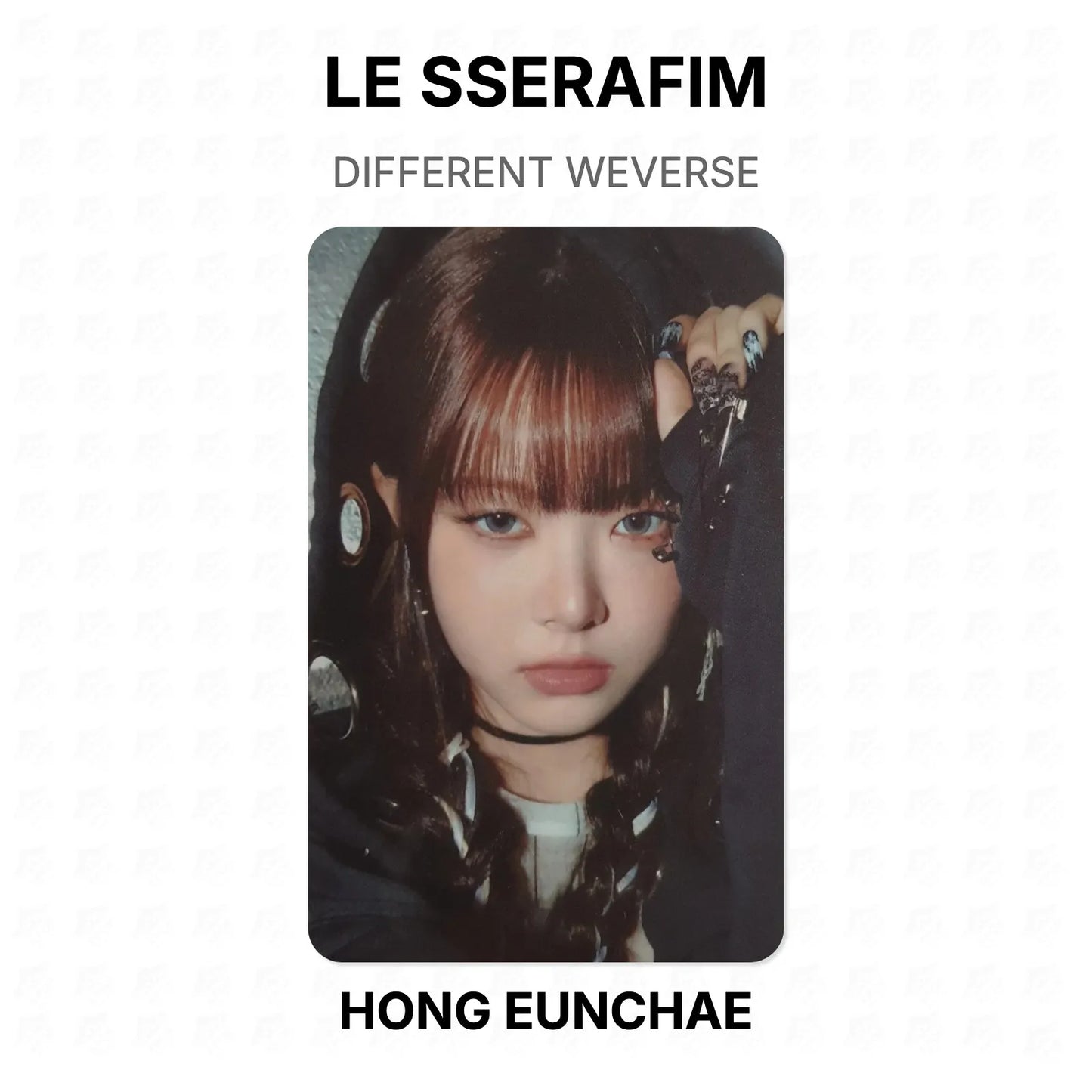 LE SSERAFIM DIFFERENT WEVERSE Official Photocard
