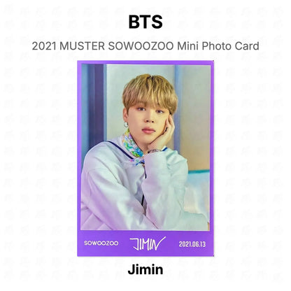 BTS 2021 MUSTER SOWOOZOO Mini Photo Card โฟโต้การ์ดของแท้