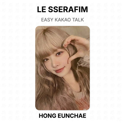 LE SSERAFIM EASY KAKAO TALK Official Photocard