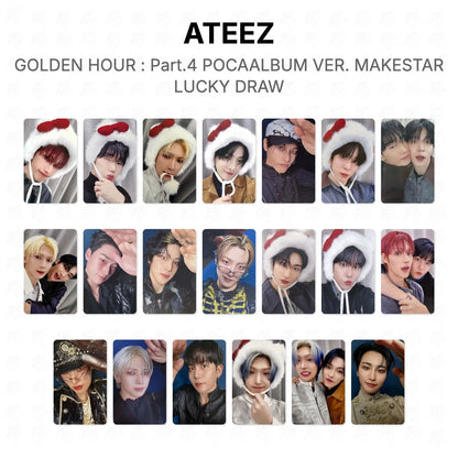 ATEEZ GOLDEN HOUR : Part.4 POCAALBUM VER. MAKESTAR LUCKY DRAW Official Photocard
