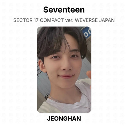 Seventeen SECTOR 17 COMPACT ver. WEVERSE JAPAN Official Photocard