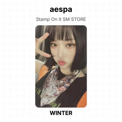 aespa Stamp On It SM STORE Official Photocard