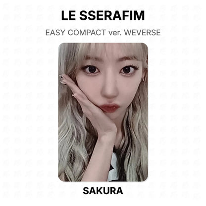 LE SSERAFIM EASY COMPACT ver. WEVERSE Official Photocard