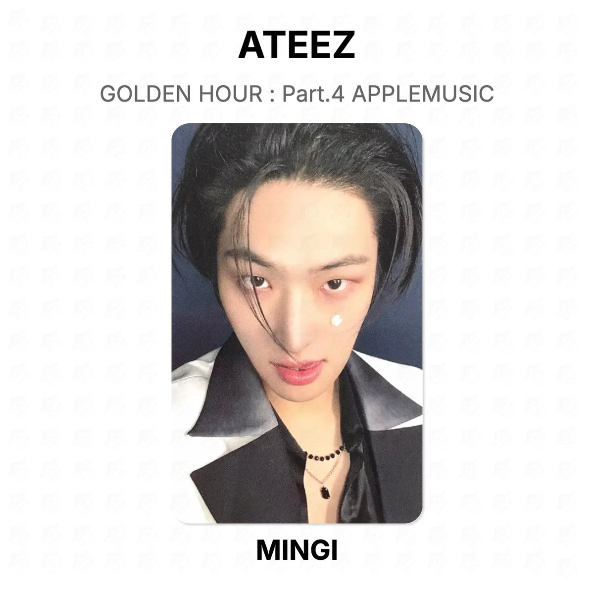 ATEEZ GOLDEN HOUR : Part.4 APPLEMUSIC Official Photocard