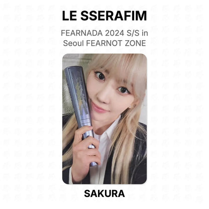 LE SSERAFIM FEARNADA 2024 S/S in Seoul FEARNOT ZONE Official Photocard