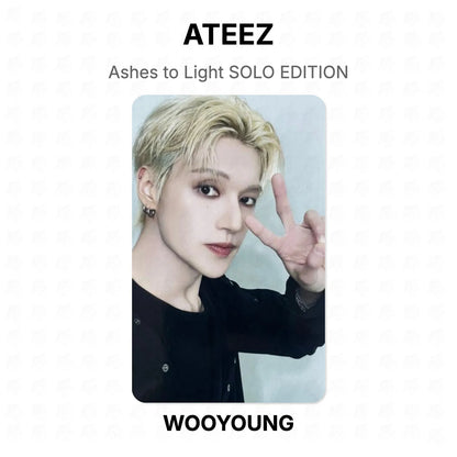 ATEEZ Ashes to Light SOLO EDITION Official Photocard