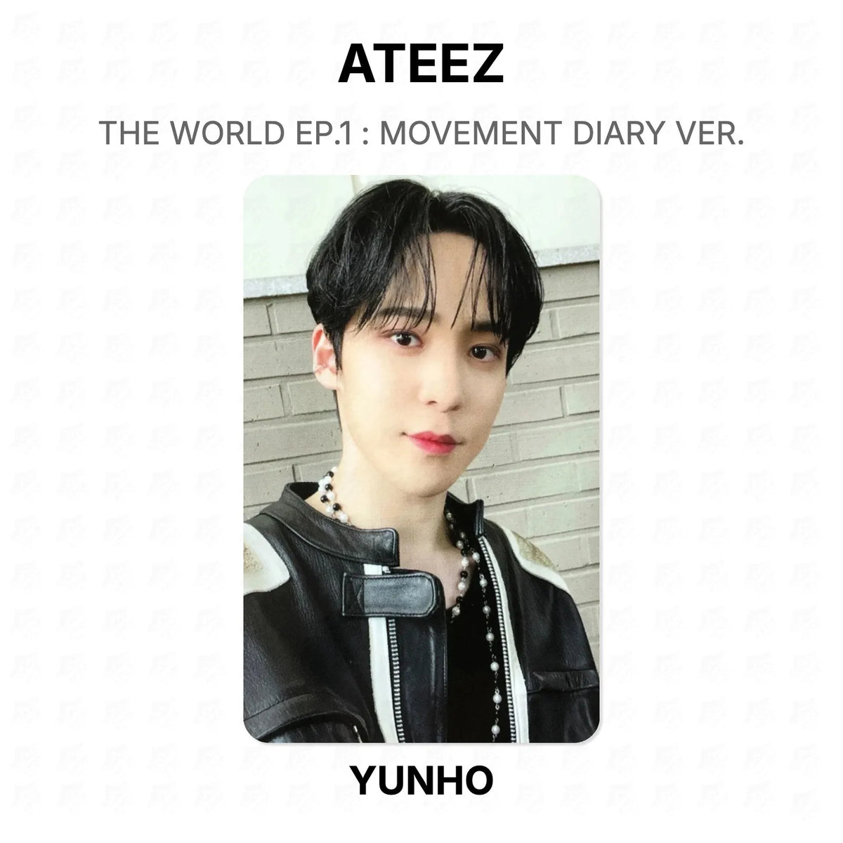 ATEEZ THE WORLD EP.1 : MOVEMENT DIARY VER. Official Photocard