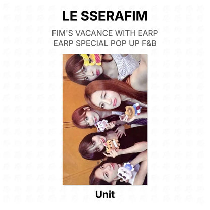 LE SSERAFIM FIM'S VACANCE WITH EARP EARP SPECIAL POP UP F&B Official Photocard