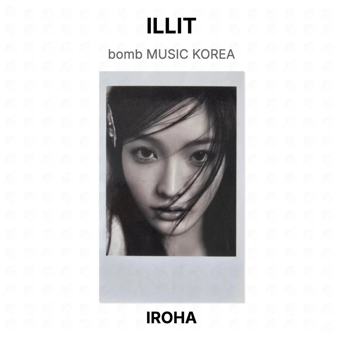 ILLIT bomb MUSIC KOREA Official Photocard