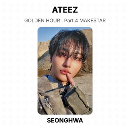 ATEEZ GOLDEN HOUR : Part.4 MAKESTAR Official Photocard