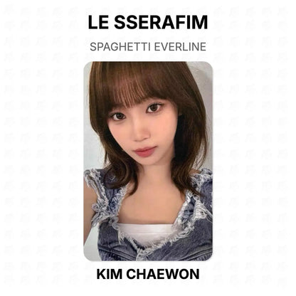 LE SSERAFIM SPAGHETTI EVERLINE Official Photocard