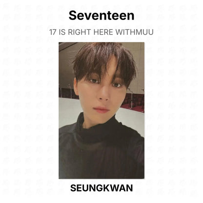 Seventeen 17 IS RIGHT HERE WITHMUU Official Photocard