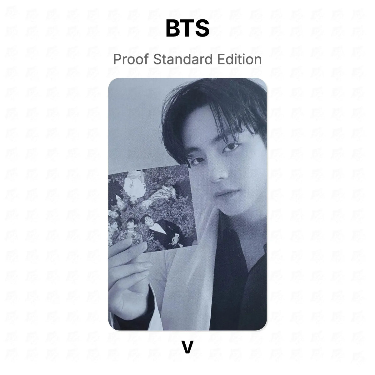 BTS Proof Standard Edition virallinen Photocard