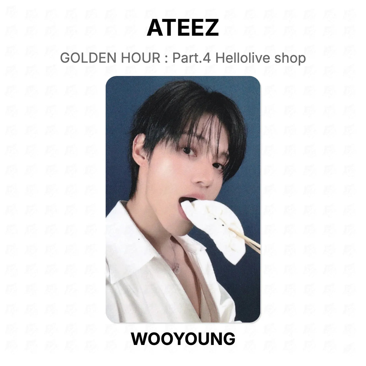 ATEEZ GOLDEN HOUR : Part.4 Hellolive shop Official Photocard