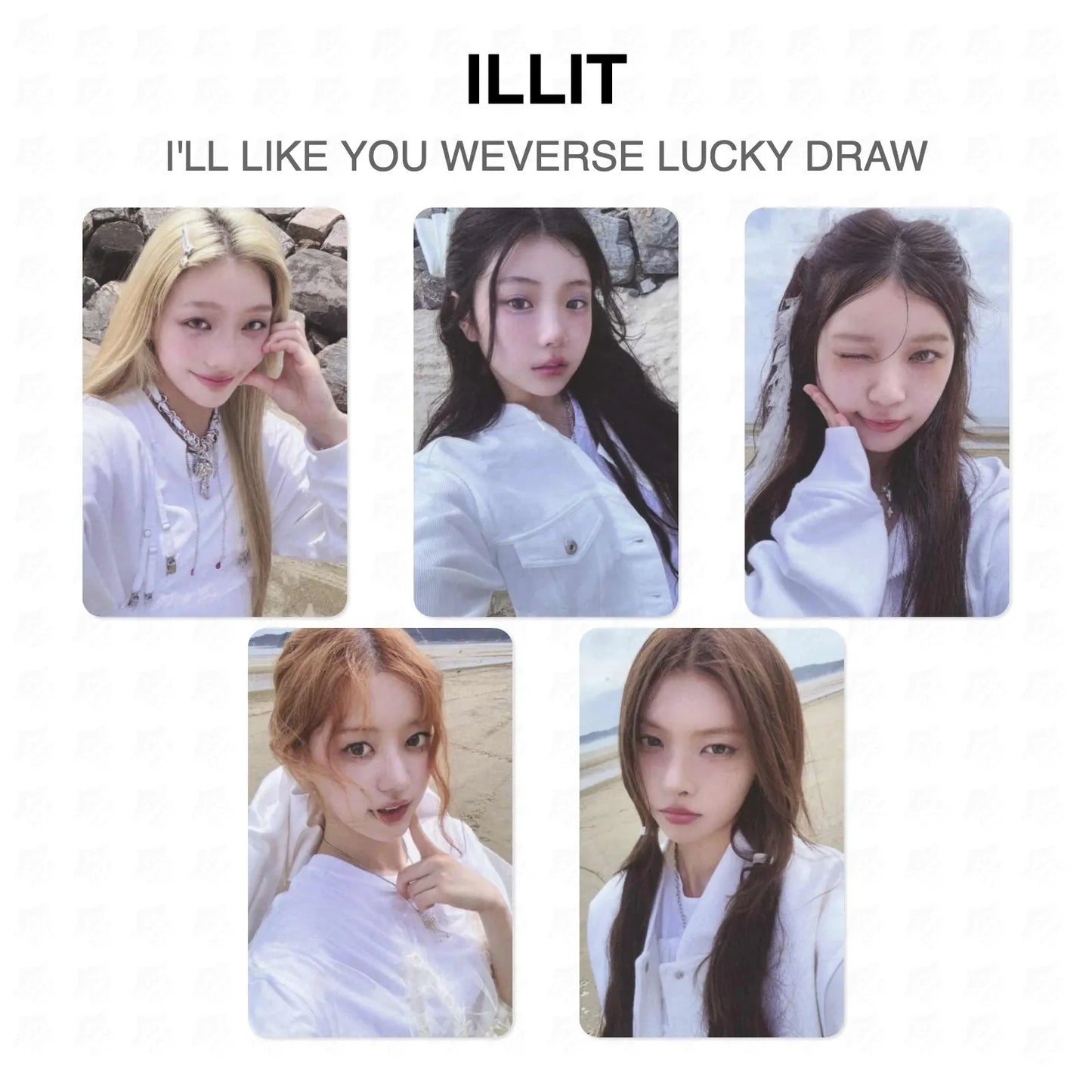 ILLIT I'LL LIKE YOU WEVERSE LUCKY DRAW Official Photocard