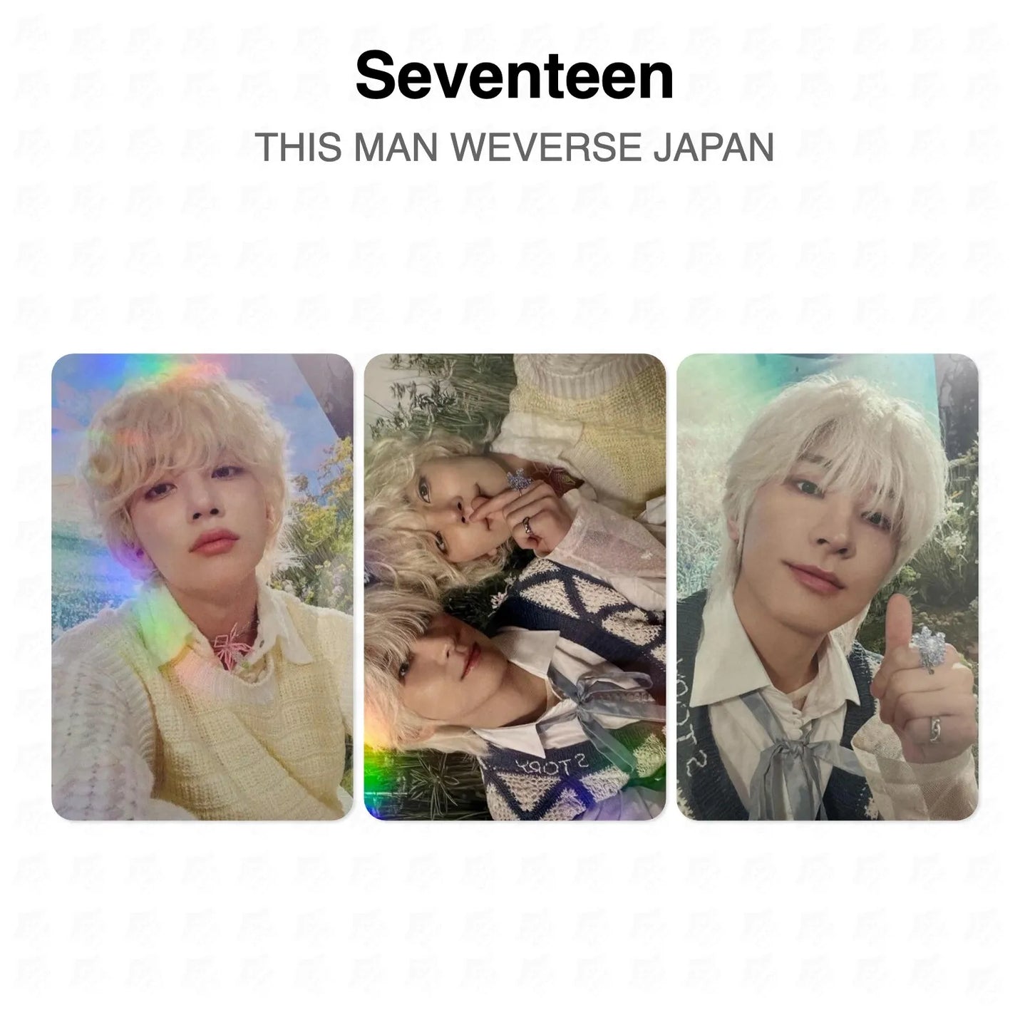 Seventeen THIS MAN WEVERSE JAPAN Official Photocard