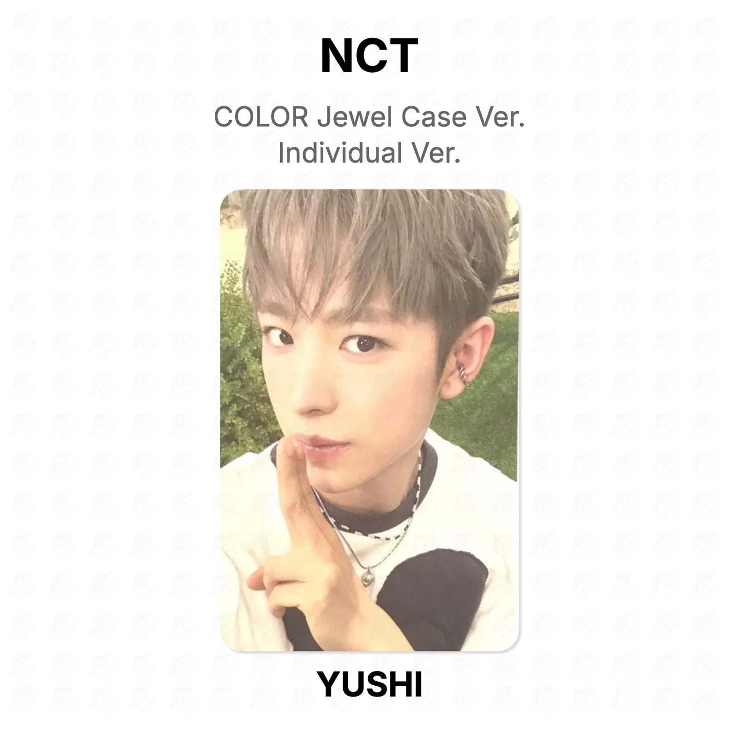 NCT COLOR Jewel Case Ver. Individual Ver. Official Photocard