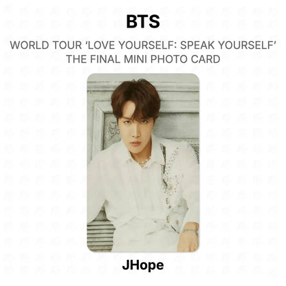 BTS WORLD TOUR ‘LOVE YOURSELF: SPEAK YOURSELF’ THE FINAL MINI PHOTO CARD photocard oficial