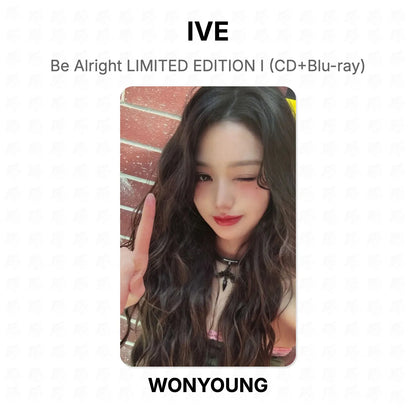 IVE Be Alright LIMITED EDITION I (CD+Blu-ray) Official Photocard