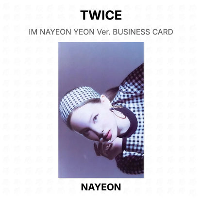 TWICE IM NAYEON YEON Ver. BUSINESS CARD Official Photocard