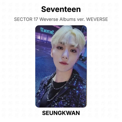 Seventeen SECTOR 17 Weverse Albums ver. WEVERSE Official Photocard
