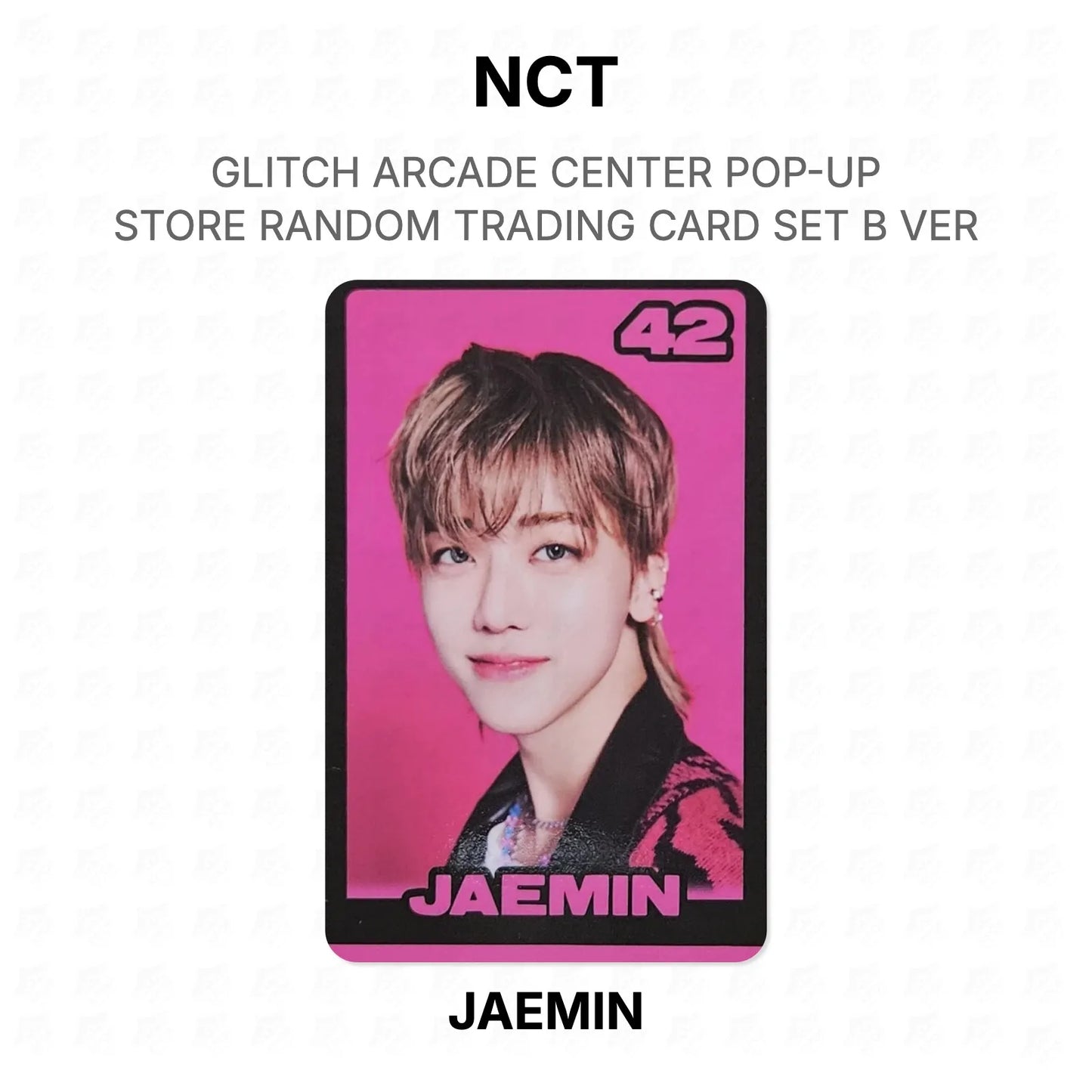 NCT GLITCH ARCADE CENTER POP-UP STORE RANDOM TRADING CARD SET B VER Official Photocard