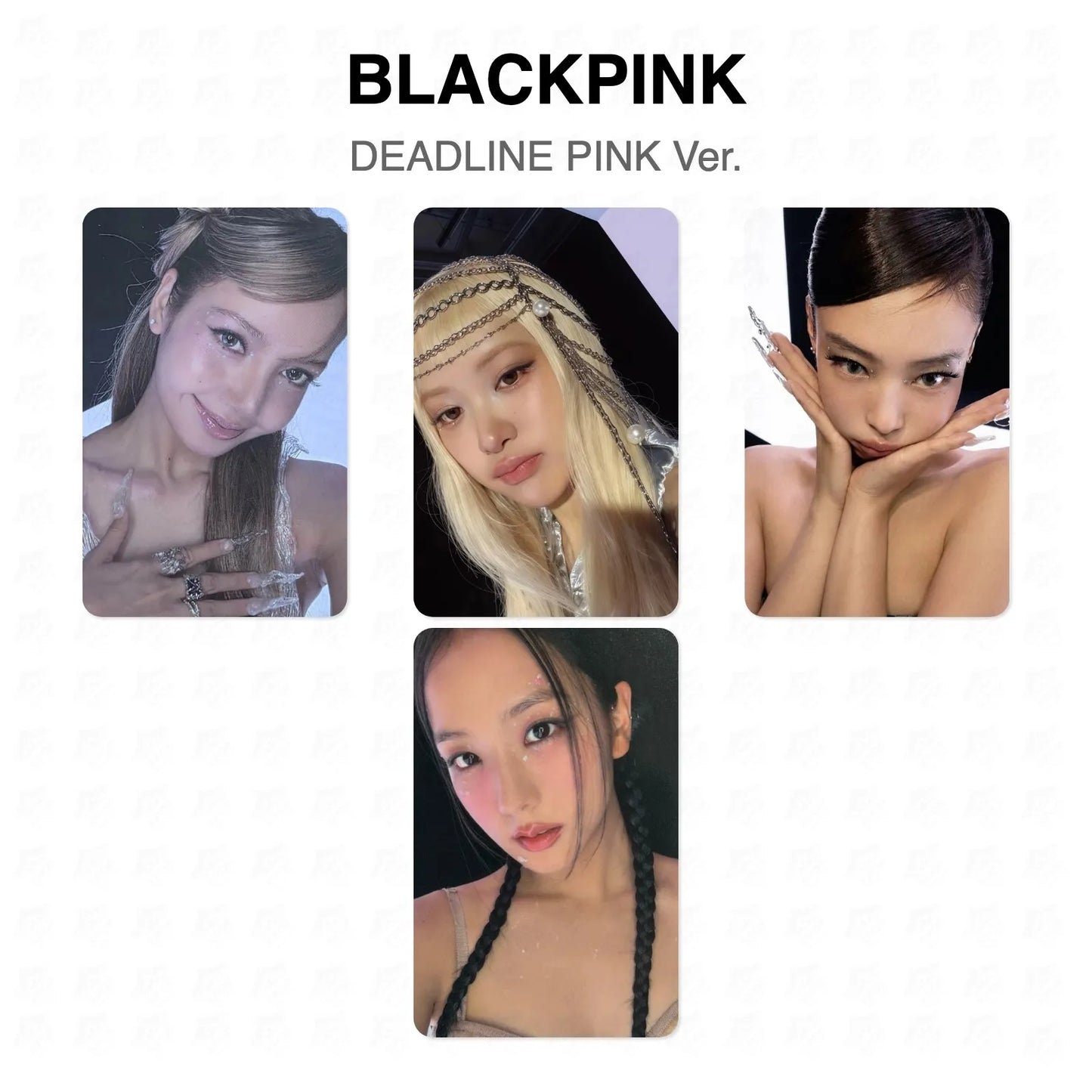 BLACKPINK DEADLINE PINK Ver. Official Photocard