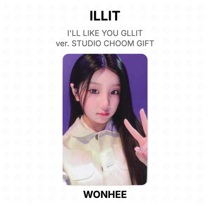 ILLIT I'LL LIKE YOU GLLIT ver. STUDIO CHOOM GIFT Official Photocard