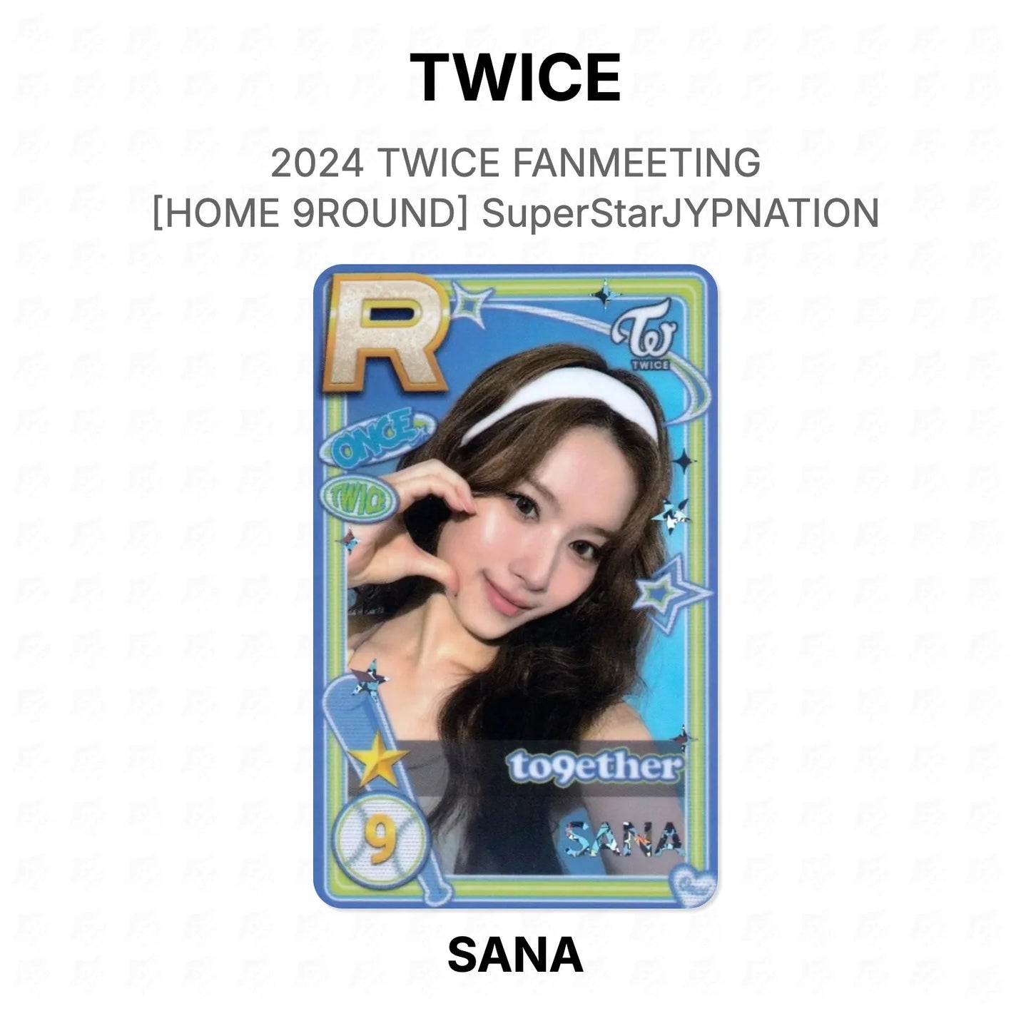 TWICE 2024 TWICE FANMEETING [HOME 9ROUND] SuperStarJYPNATION Official Photocard