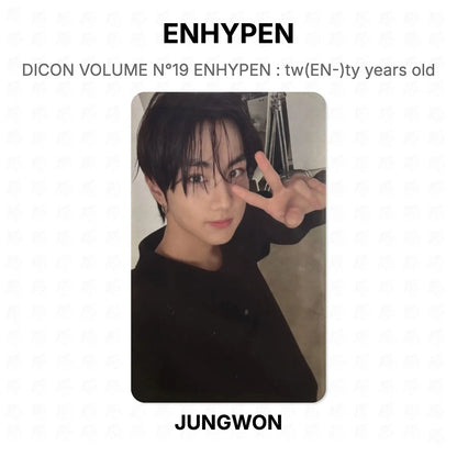 ENHYPEN DICON VOLUME N°19 ENHYPEN : tw(EN-)ty years old Official Photocard