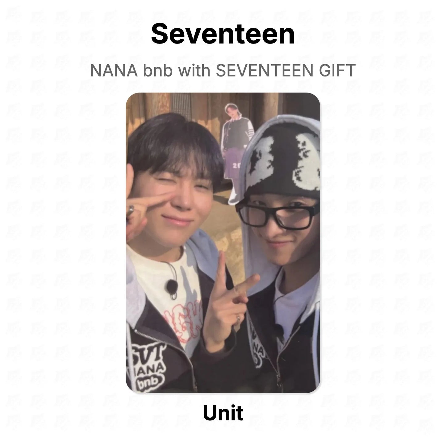 Seventeen NANA bnb with SEVENTEEN GIFT Official Photocard