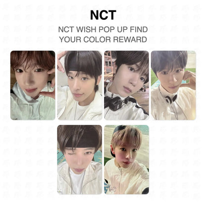 NCT WISH POP UP FIND YOUR COLOR REWARD Official Photocard