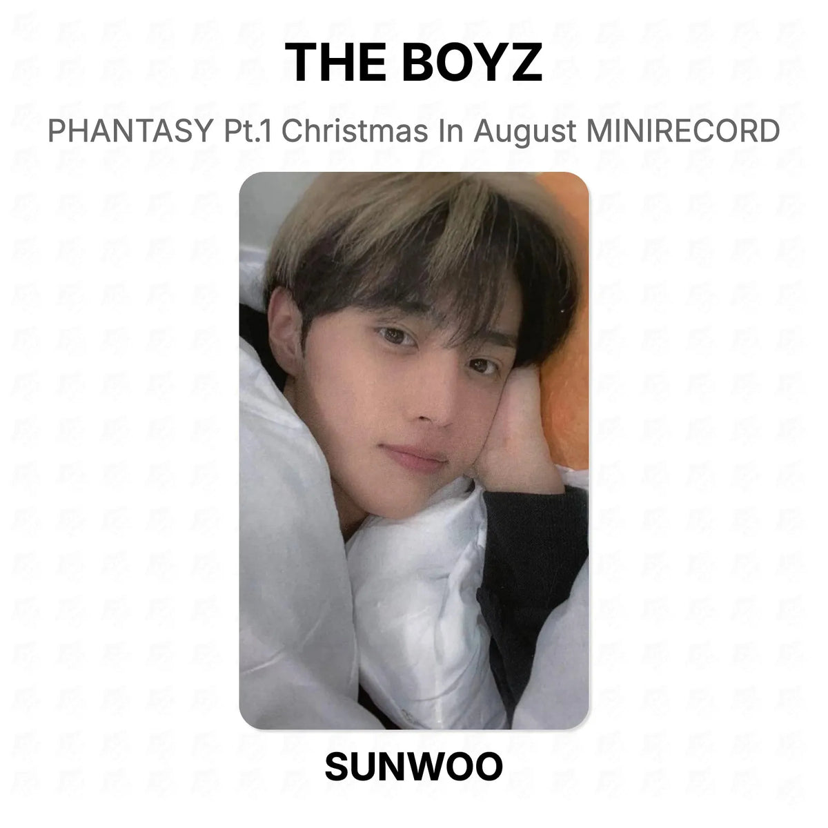 THE BOYZ PHANTASY Pt.1 Christmas In August MINIRECORD Official Photocard