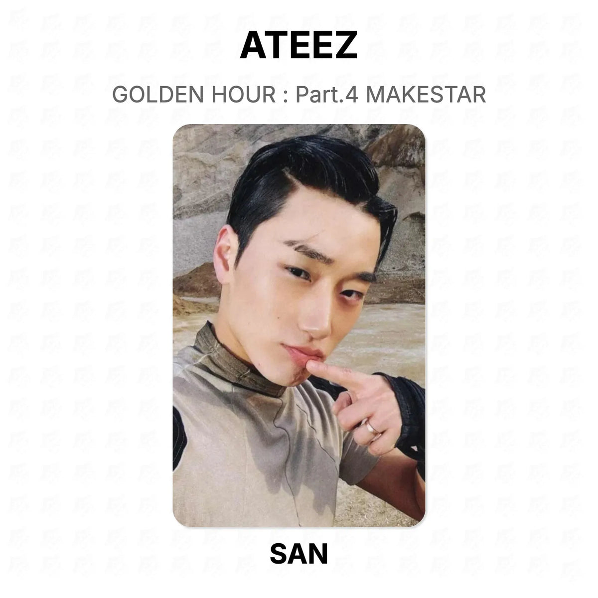 ATEEZ GOLDEN HOUR : Part.4 MAKESTAR Official Photocard