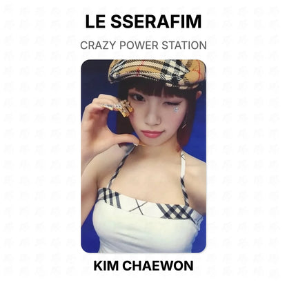 LE SSERAFIM CRAZY POWER STATION Official Photocard