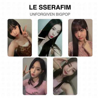 LE SSERAFIM UNFORGIVEN BIGPOP Official Photocard