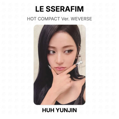 LE SSERAFIM HOT COMPACT Ver. WEVERSE Official Photocard